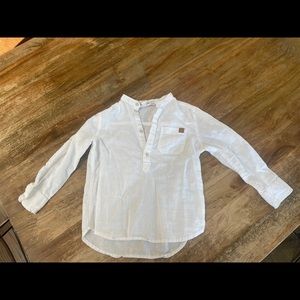 H&M Half Button Linen Shirt